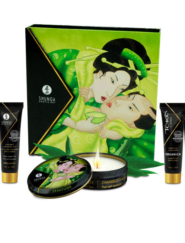 Shunga - Secret Geisha orgaanilise rohelise tee komplekt