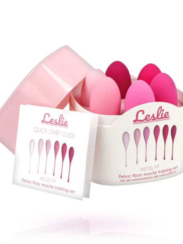 Leslie - Kegel Fit vaagnapõhjalihaste treeningkomplekt 6 raskusega