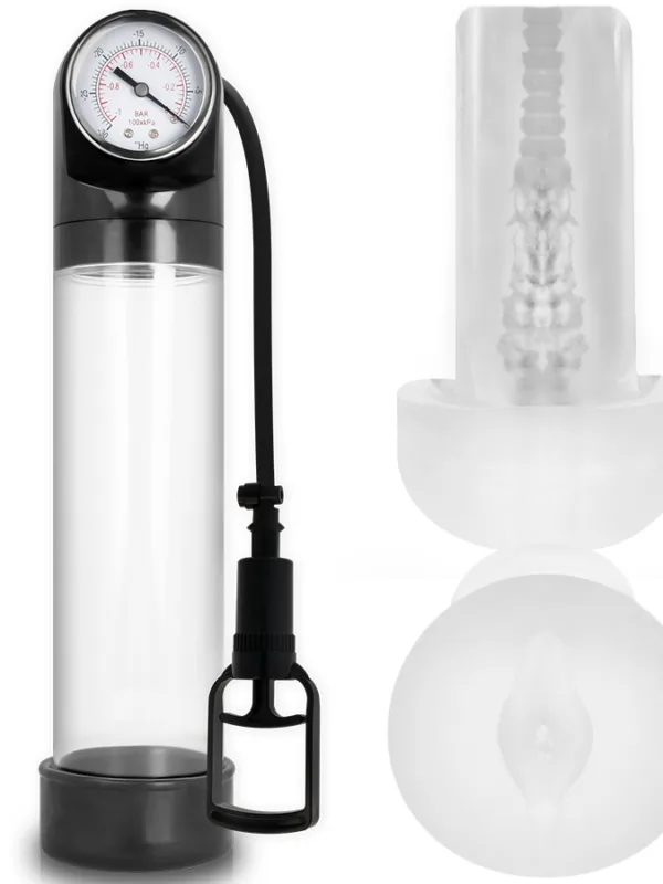 Pump Addicted - RX9 läbipaistev masturbaatoriga