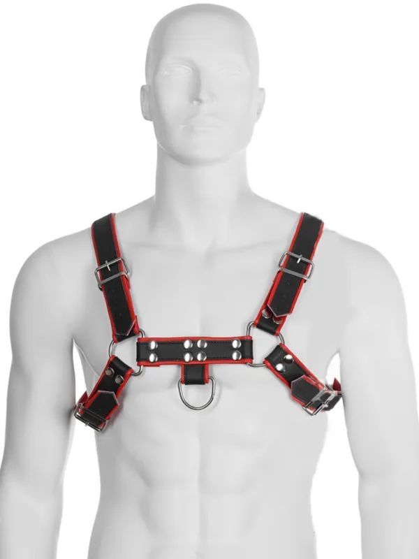 Leather Body - Kettrakmed III must/punane