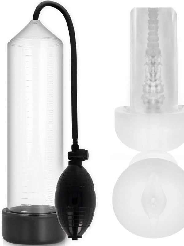 Pump Addicted - RX3 läbipaistev pleasure sleeve'iga