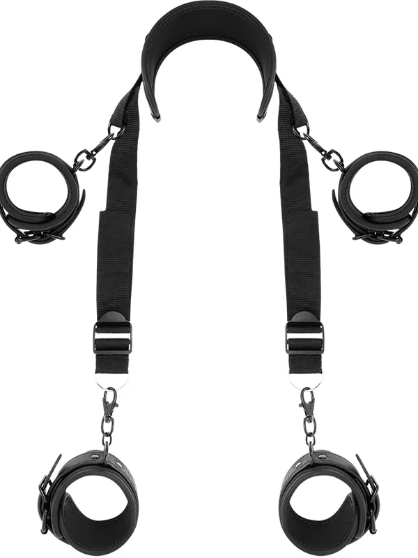 Fetish Submissive - Master Position komplekt 4 neopreenvoodriga käerauaga