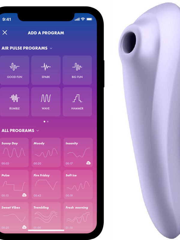 Satisfyer - Dual Pleasure Air Pulse massaažiseade mauve