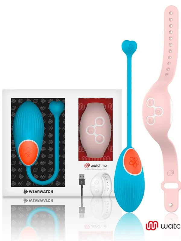 WearWatch - WatchMe tehnoloogiaga puldiga muna sinine / roosa