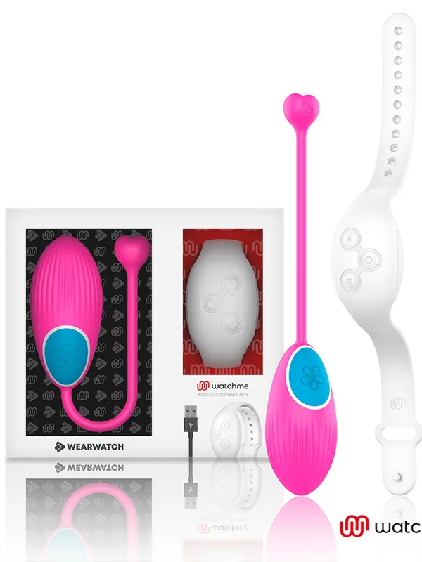 WearWatch - WatchMe tehnoloogiaga puldiga muna fuksia / niveo
