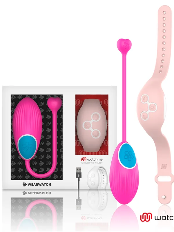 WearWatch - WatchMe tehnoloogiaga puldiga muna fuksia / roosa