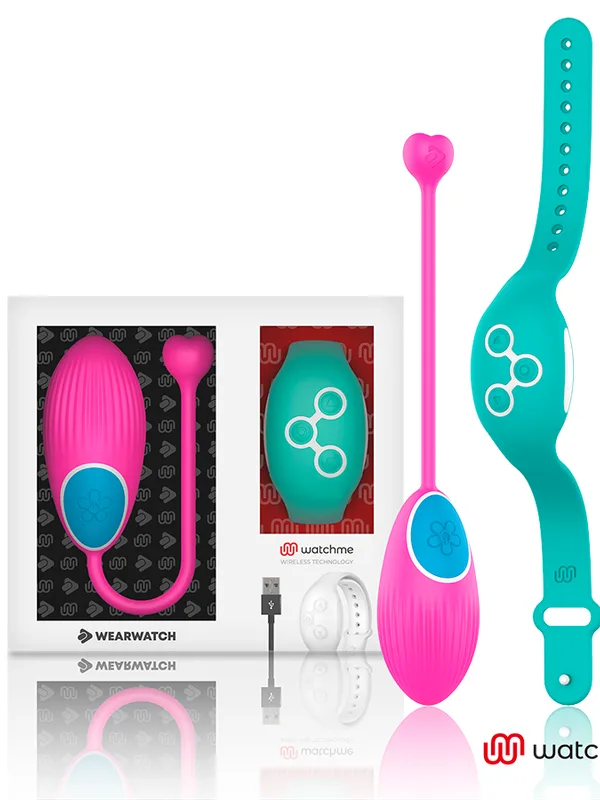 WearWatch - WatchMe tehnoloogiaga puldiga muna fuksia / seawater
