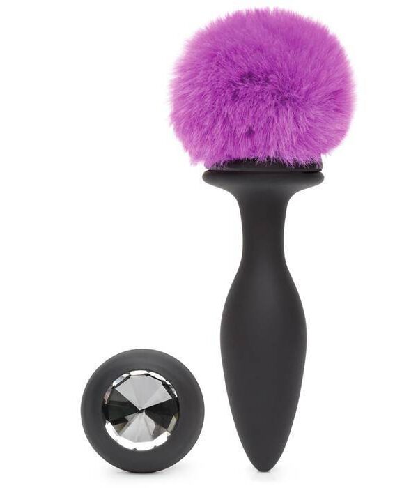 Happy Rabbit – Vibrating Butt Plug Black Medium anaaltropp