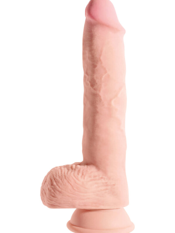 King Cock – Triple Density Fat With Balls 10 Inch dildo