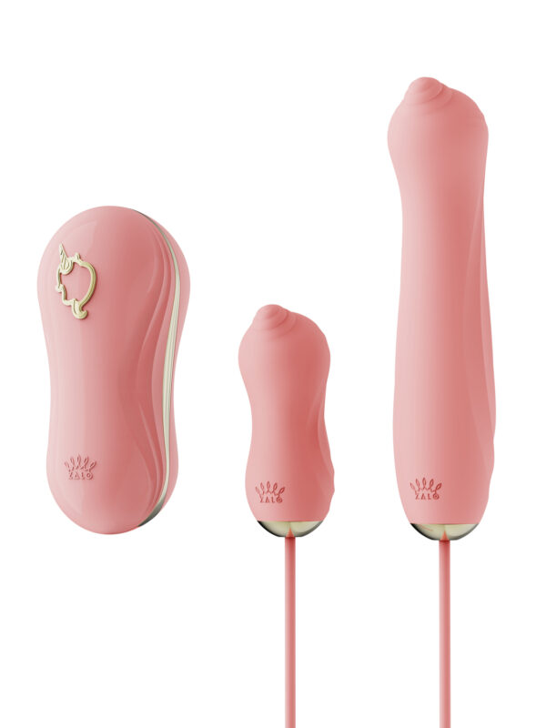 Zalo – Unicorn Set Strawberry Pink vibraatorite komplekt