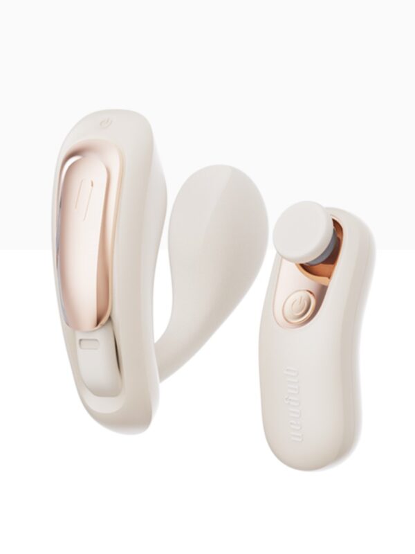 Qingnan – No.6 Wireless Control Wearable Vibrator Beige kliitori vibraator