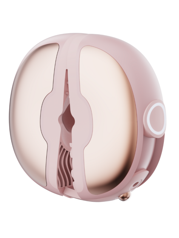Qingnan – Wireless Control Vibrating Nipple Clamps Pink kehakaunistus