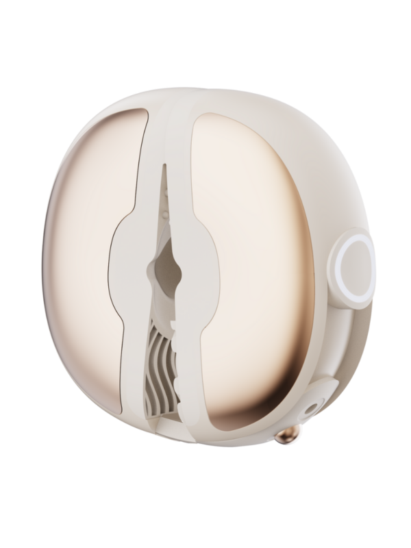 Qingnan – Wireless Control Vibrating Nipple Clamps Beige nibuklambrid