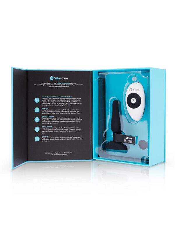 b-Vibe – Novice Plug Black anaaltropp