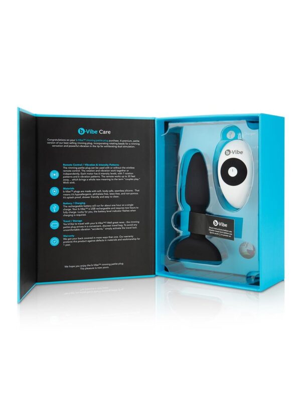 b-Vibe – Rimming Petite Black anaaltropp