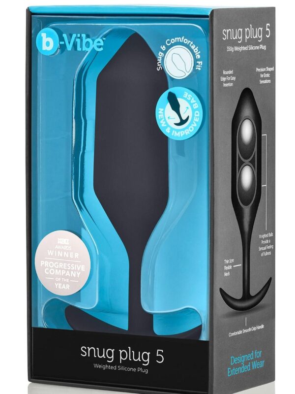 b-Vibe – Snug Plug 5 Black anaaltropp