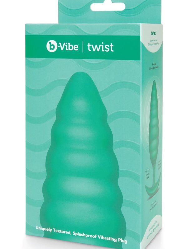 b-Vibe – Twist Texture Plug Green anaaltropp