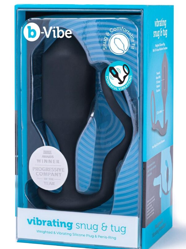 b-Vibe – Vibrating Snug & Tug XL Black anaaltropp