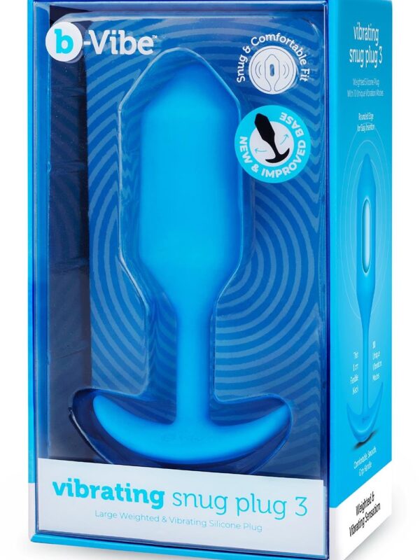 b-Vibe – Vibrating Snug Plug 3 anaaltropp