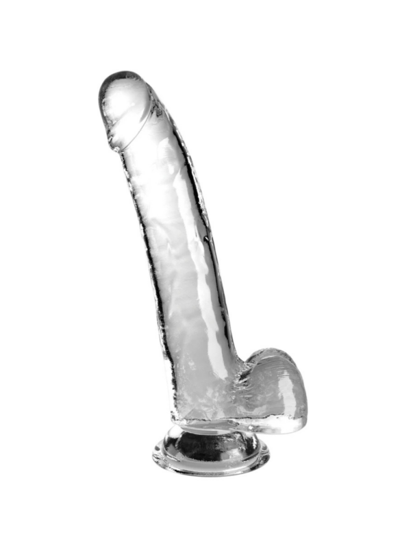 King Cock – Clear With Balls 23 cm dildo