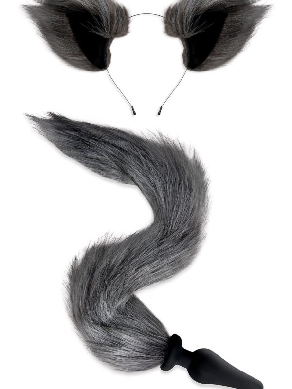 Whipsmart – Grey Fox Tail Set anaaltoodete komplekt