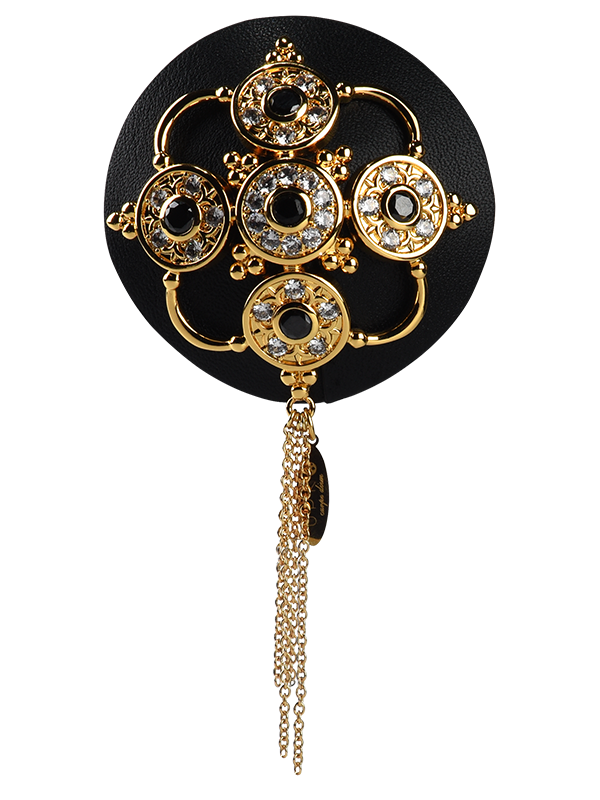 UPKO – Luxury Baroque Leather Pasties nibuklambrid