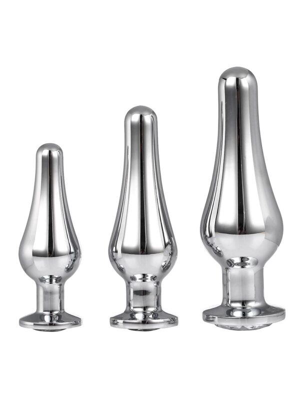 Dreamtoys – Gleaming Love Pleasure Set Silver anaaltoodete komplekt