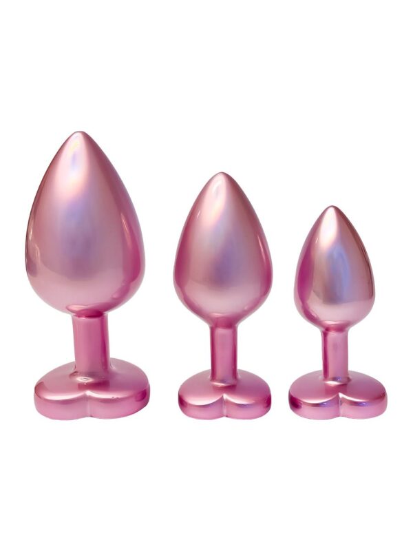 Dreamtoys – Gleaming Love Pearl Pink Plug Set anaaltoodete komplekt