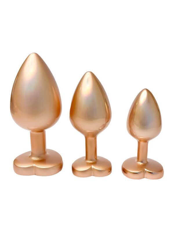 Dreamtoys – Gleaming Love Pearl Gold Plug Set anaaltoodete komplekt