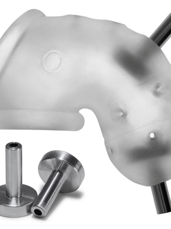Oxballs – Airlock Electro Air-Lite Vented Chastity Clear peenisepuur