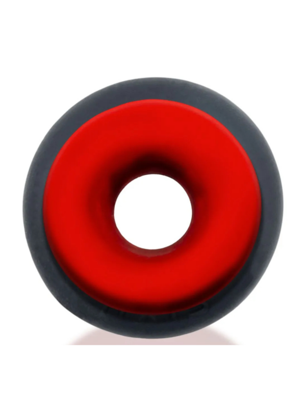 Dusedo – Core Ballstretcher + Axis Ring Red Ice fetišitarvik