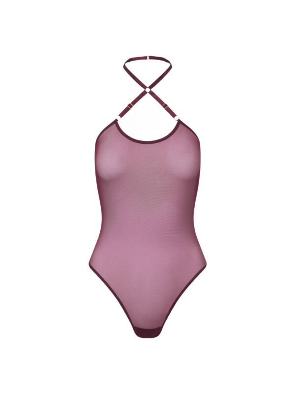 Promees – Batty Burgundy Body XS/S body