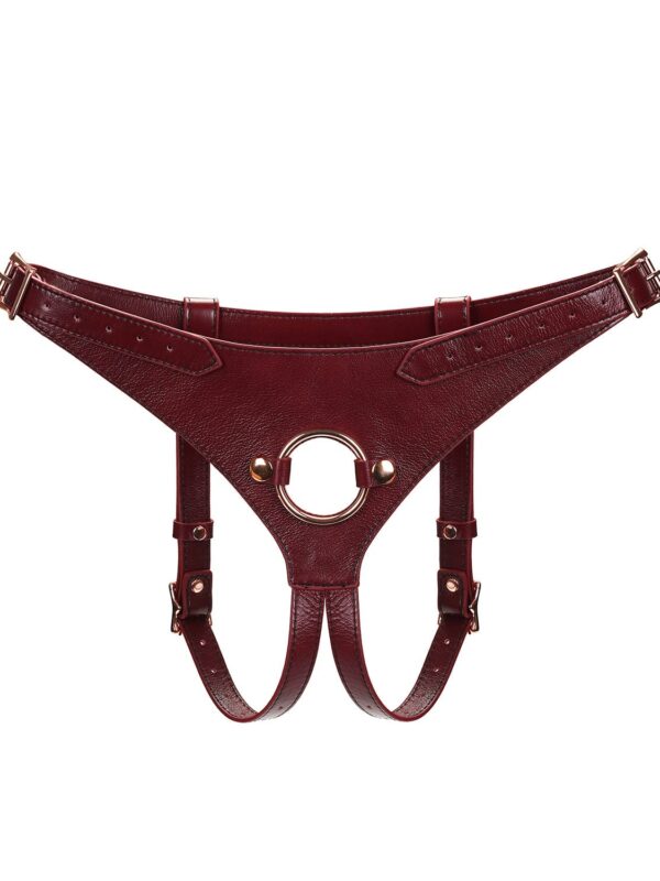 Liebe Seele – Wine Red Strap-On Harness BDSM-tarvik
