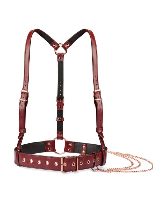Liebe Seele – Wine Red Body Harness BDSM-tarvik