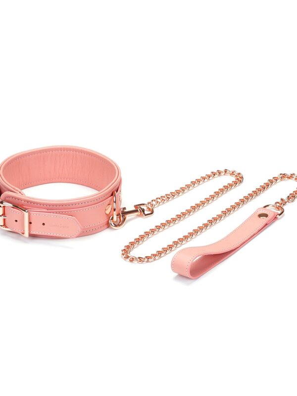 Liebe Seele – Pink Dream Collar With Leash kaelarihm