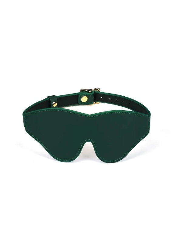 Liebe Seele – Mossy Chic Leather Blindfold mask