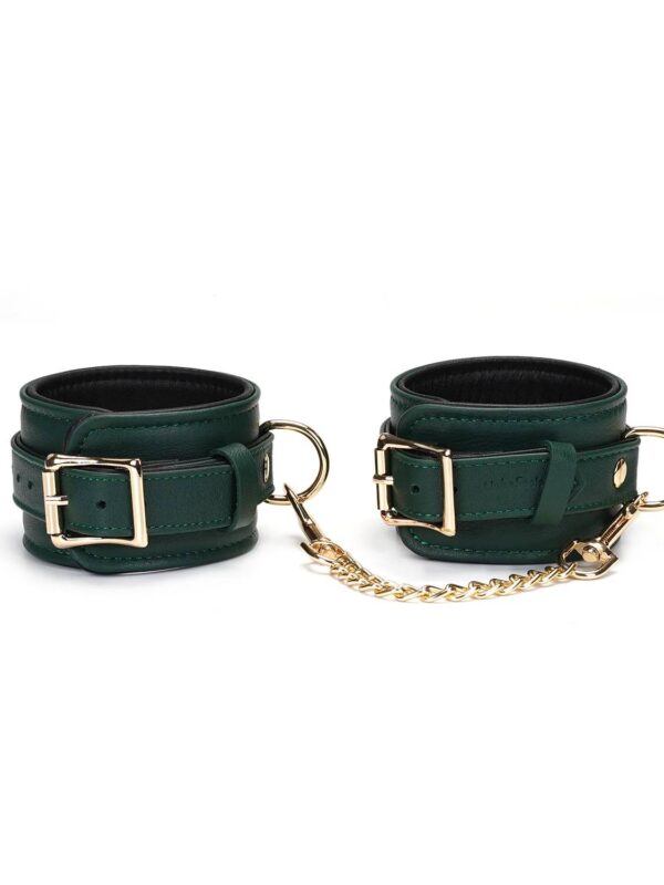 Liebe Seele – Mossy Chic Leather Wrist Cuffs käerauad