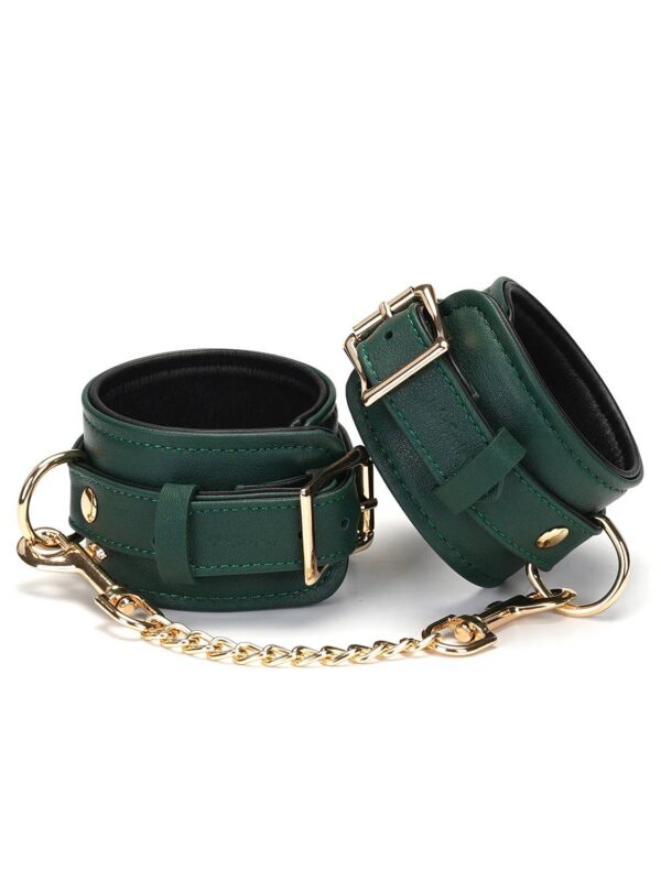 Liebe Seele – Mossy Chic Leather Ankle Cuffs käerauad