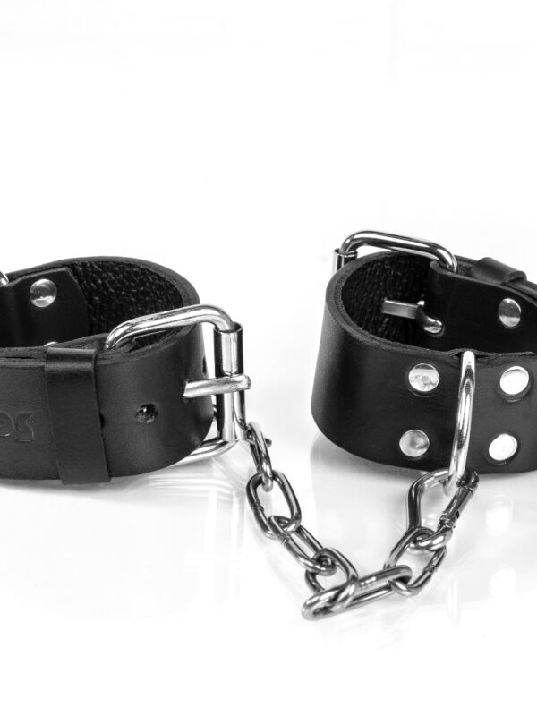 Whips – Primal Bond Narrow Cuffs Black käerauad