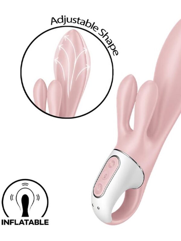 Satisfyer – Air Pump Bunny 3 Rose kliitori vibraator
