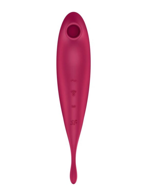 Satisfyer – Twirling Pro Connect App Dark Red kliitori vibraator