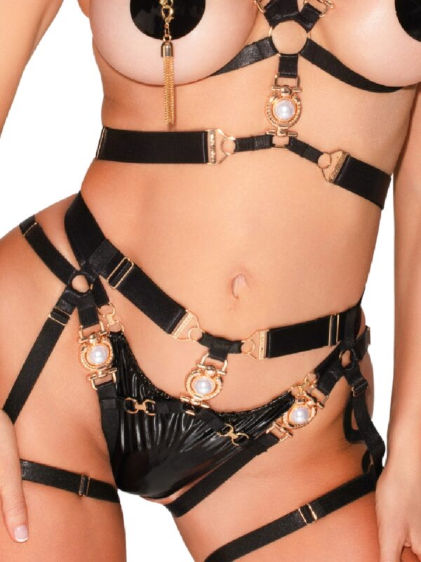 Kinky Diva – POMPEIA III Waist/Thigh Triangle Harness Deluxe kehakaunistus