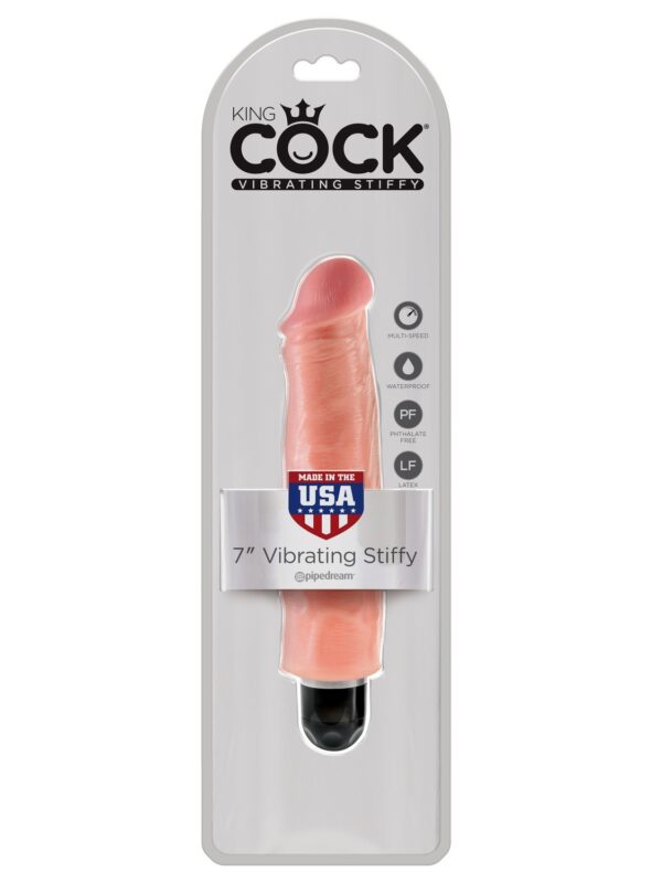 King Cock – Vibrating Stiffy Flesh 17 cm vibraator