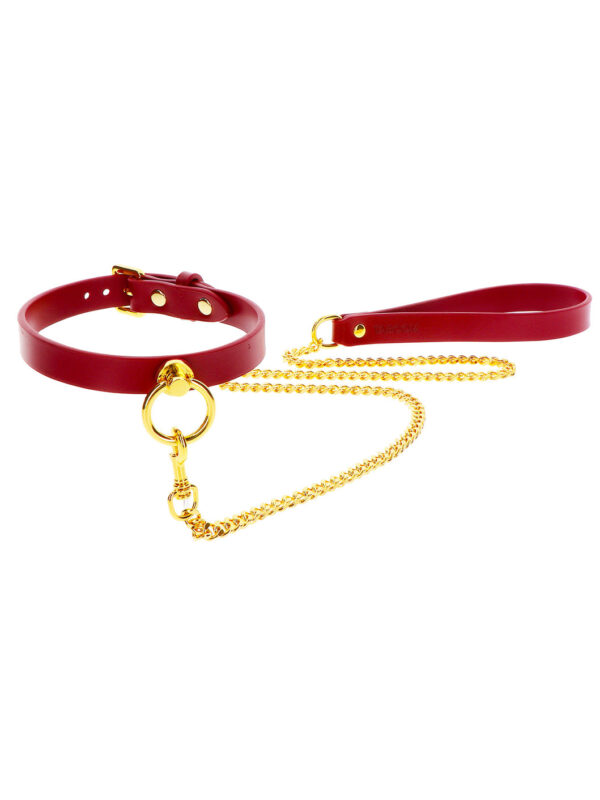 Taboom – O-Ring Collar & Chain Leash kaelarihm