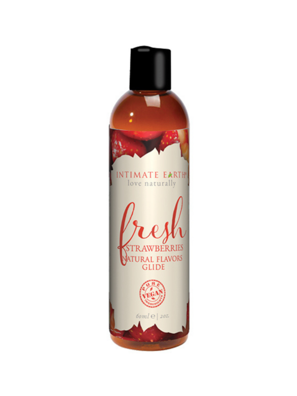 Intimate Earth – Fresh Strawberries Flavored Glide maitsega libesti