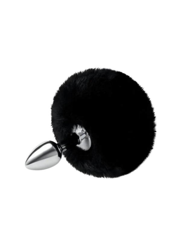 Whipsmart – Fluffy Bunny Metal Plug Pink Tail anaaltropp