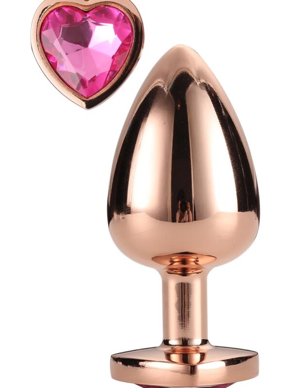 Dreamtoys – Gleaming Love Rose Gold Plug Large anaaltropp