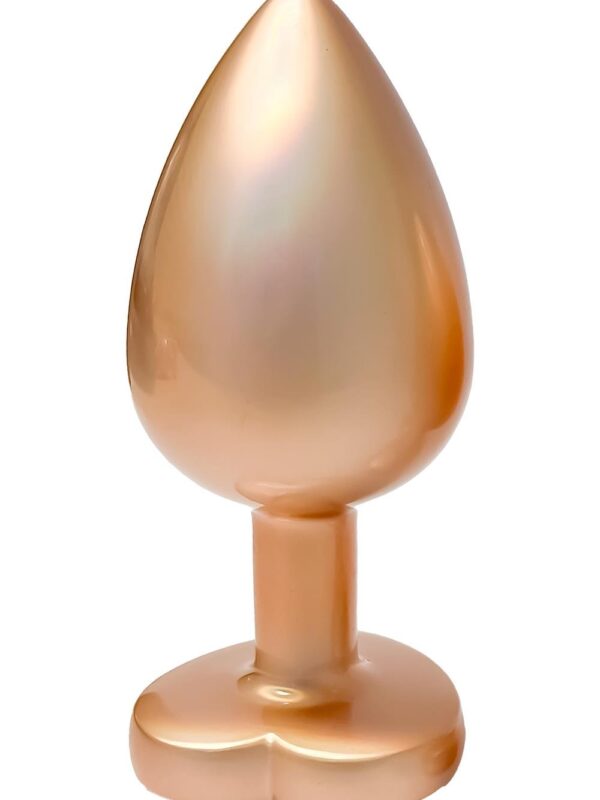 Dreamtoys – Gleaming Love Pearl Gold Plug Large anaaltropp