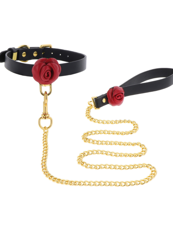 Taboom – Wild Roses Collar & Leash kaelarihm