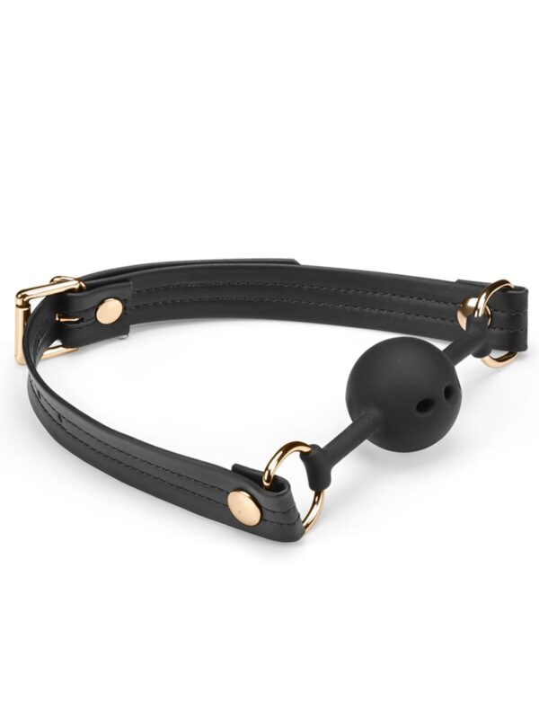 Liebe Seele – Black Organosilicon Ball Gag suupall